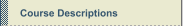 Course Descriptions